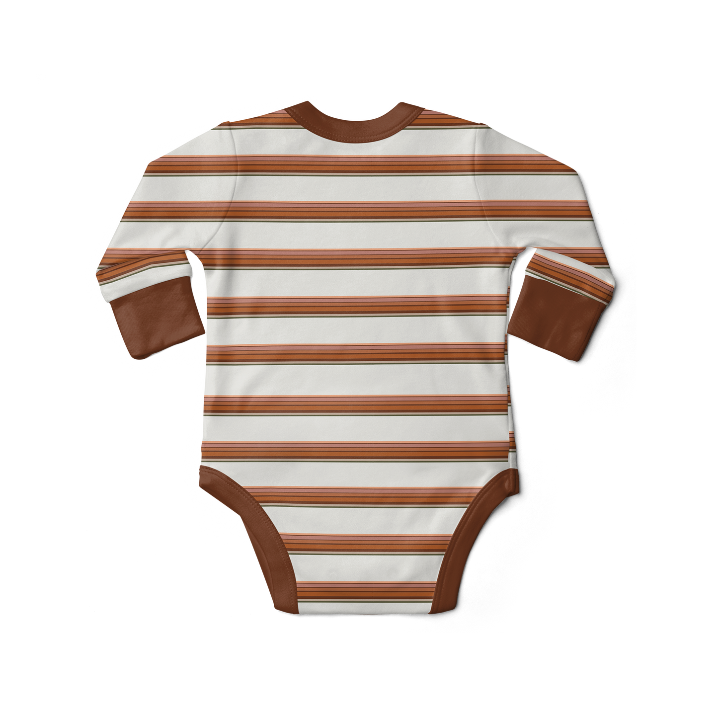 Viscose + Organic Cotton Baby L/S Bodysuit - Trail Mix