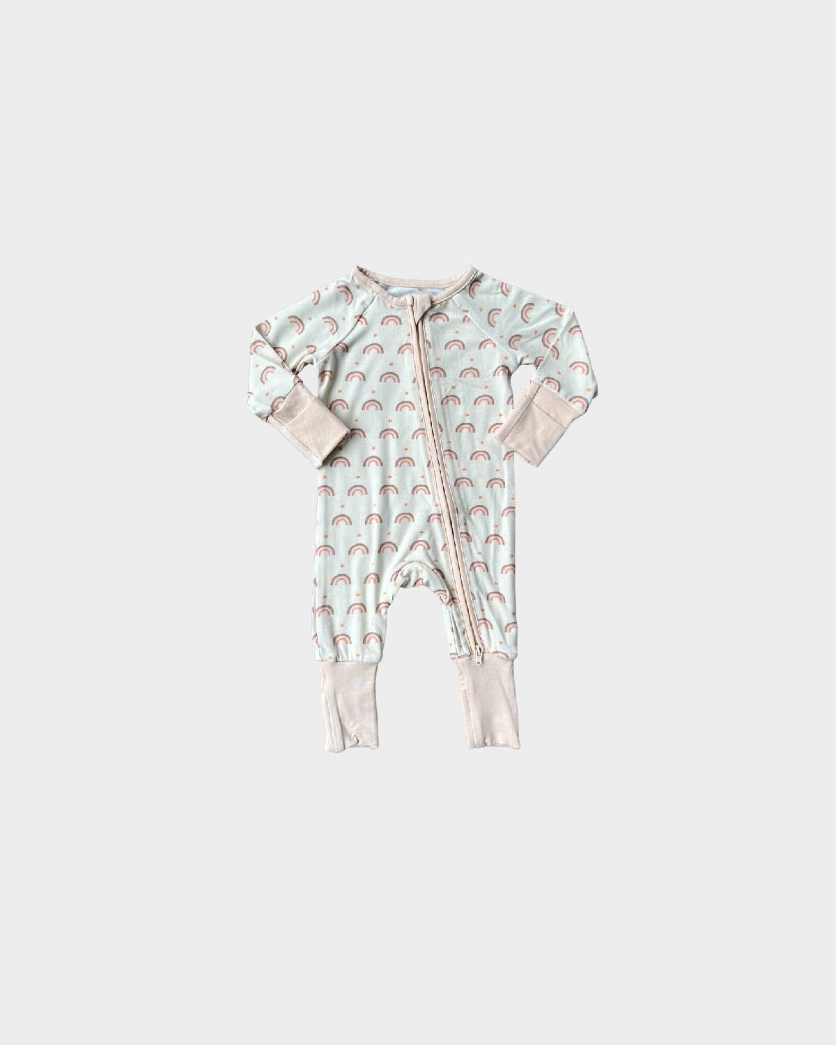Vintage Rainbow Footless Romper
