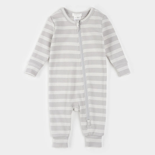 Multistriped Lunar Rock Modal Rib Sleeper