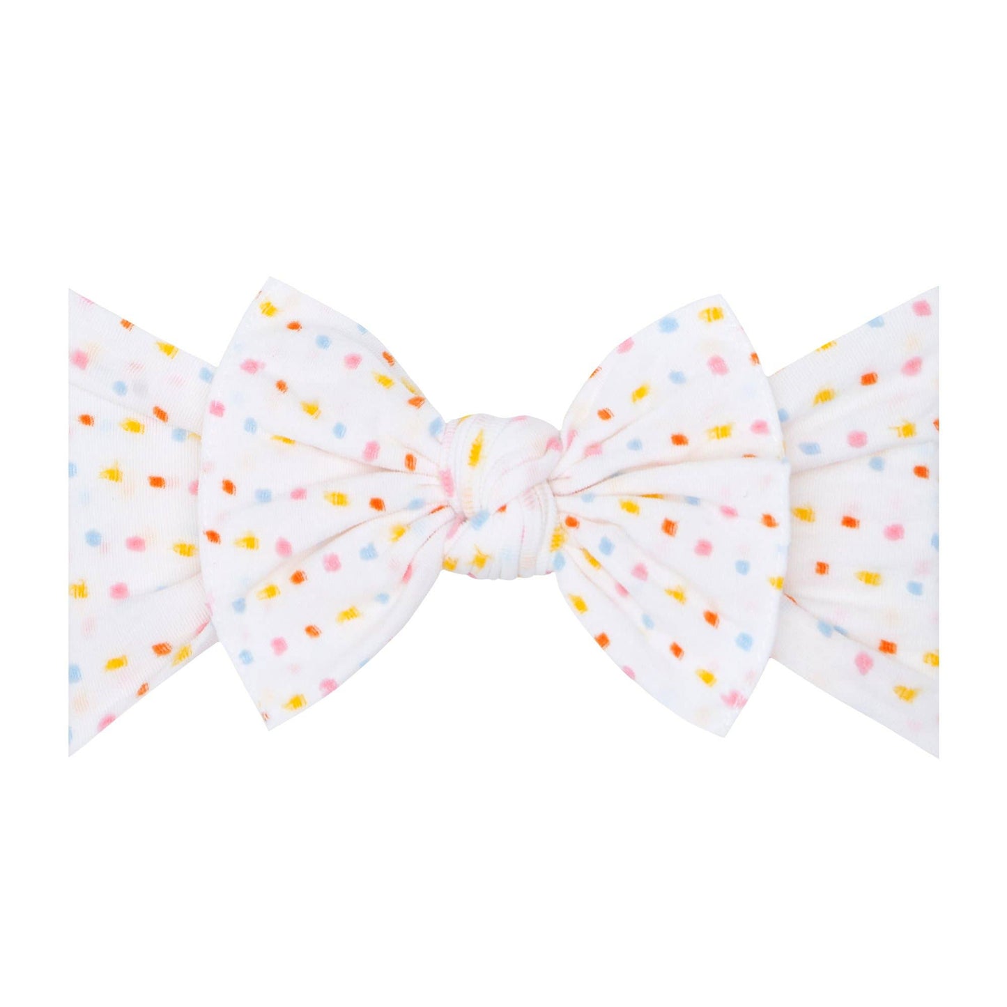 Baby Bling® Shabby Dot Knot soft nylon headband