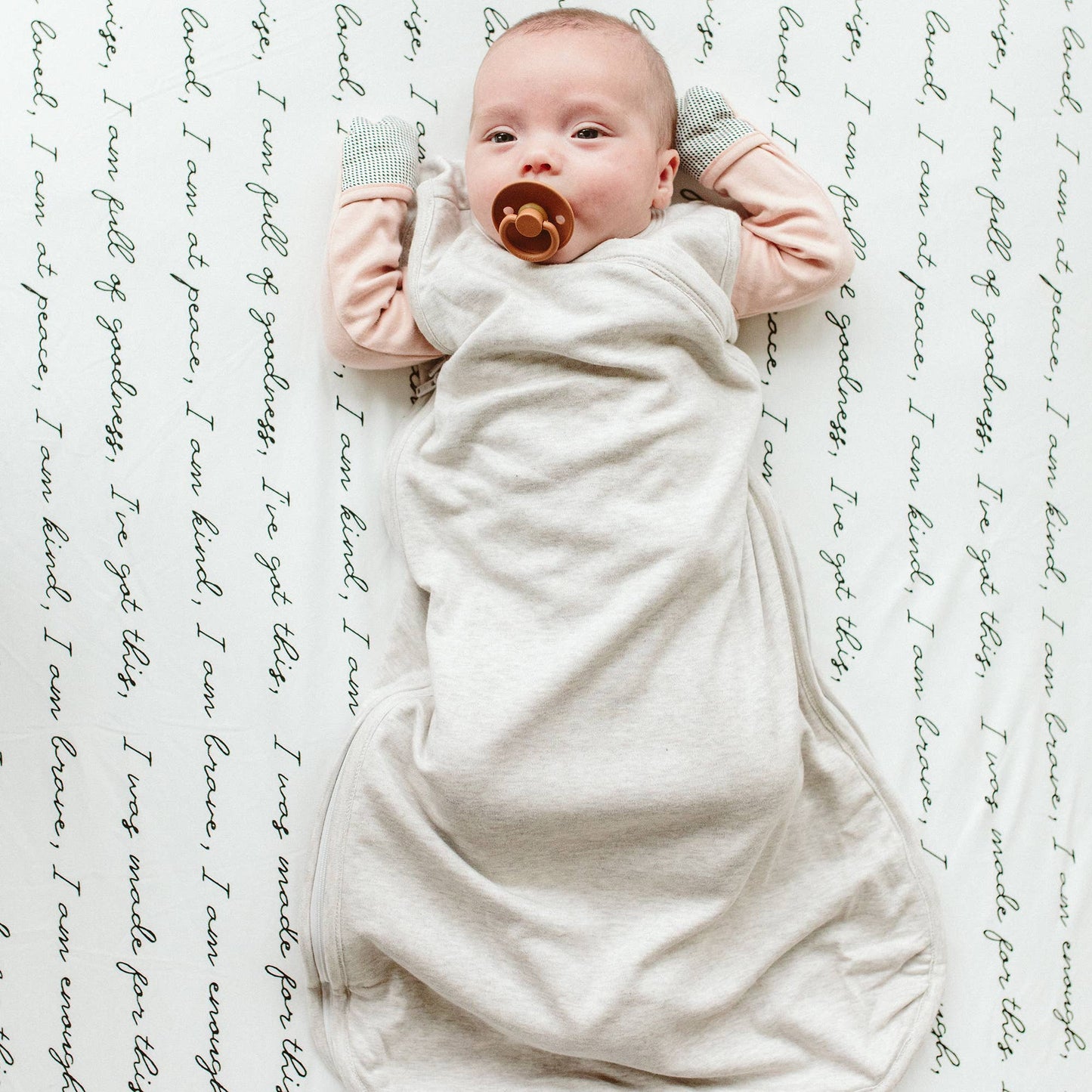 Viscose Bamboo + Organic Cotton Slumber Sleepbag- Storm Gray
