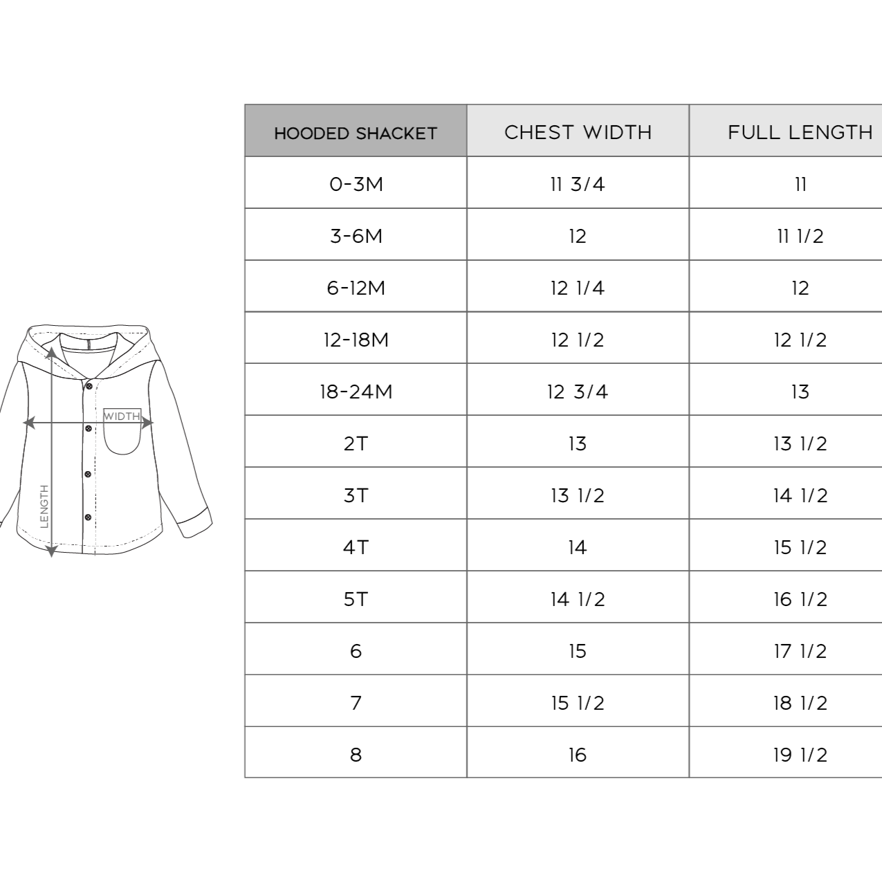Babysprouts Hooded Shacket