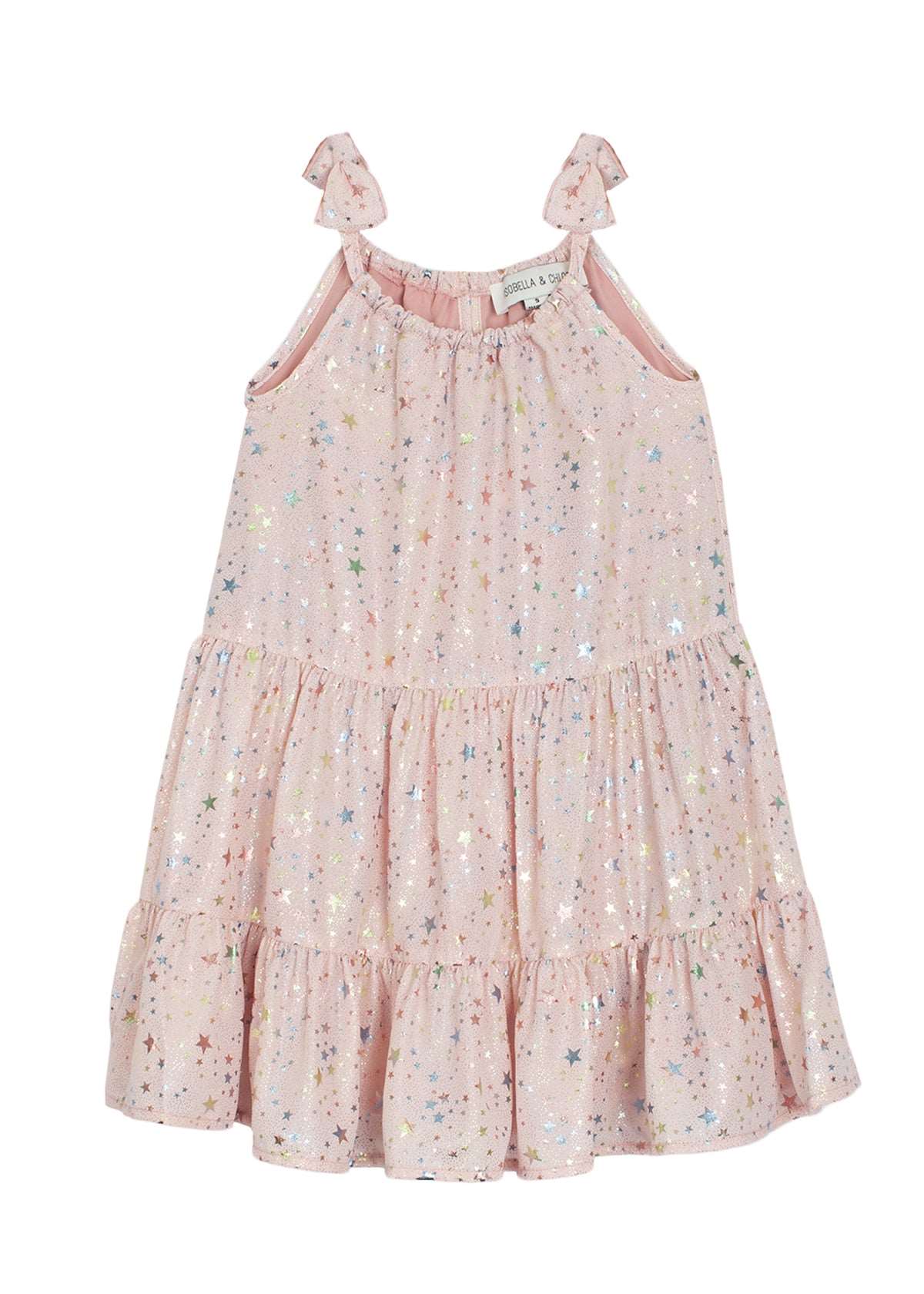 Summer Sparkle Chiffon Dress