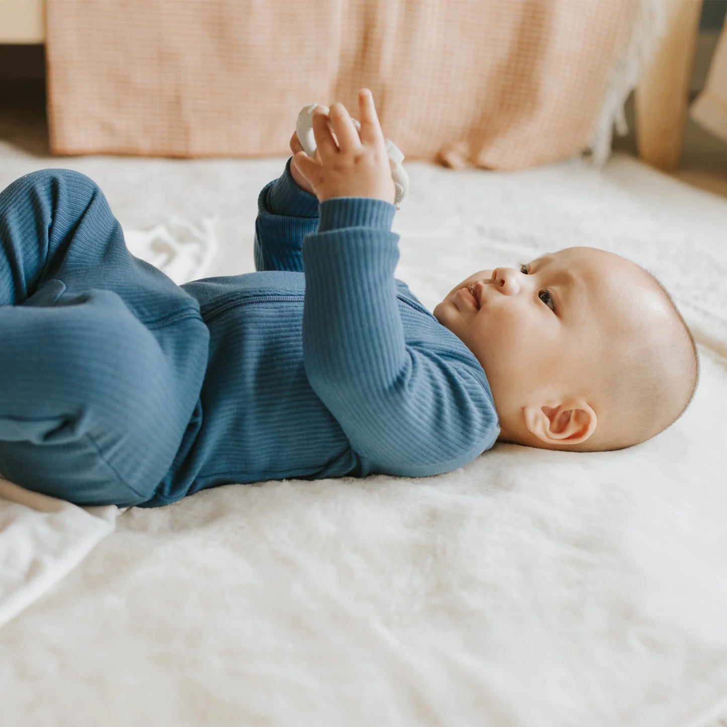 Cobalt Modal Rib Sleeper