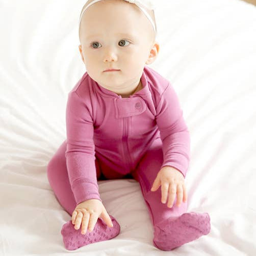 Modal Purple Baby Footie