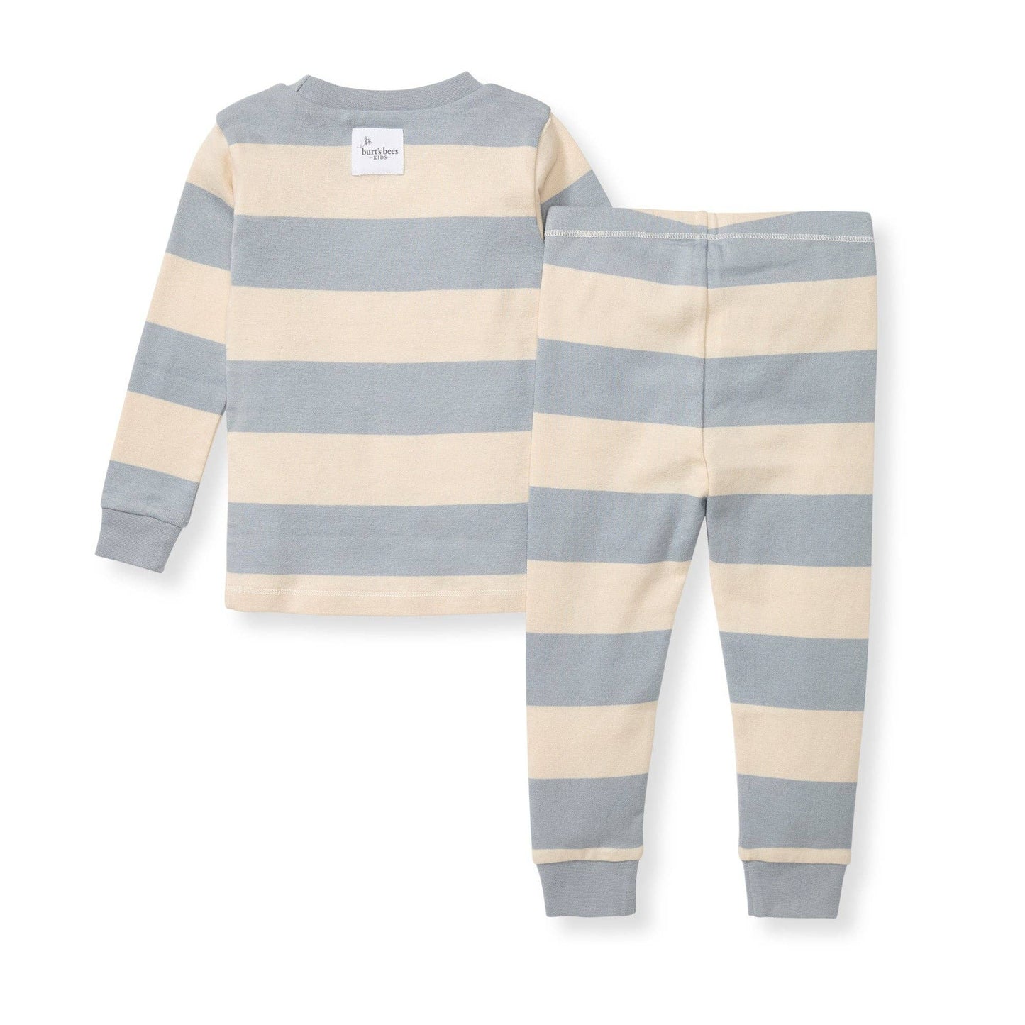 Rugby Stripe Toddler PJ Set - Quarry