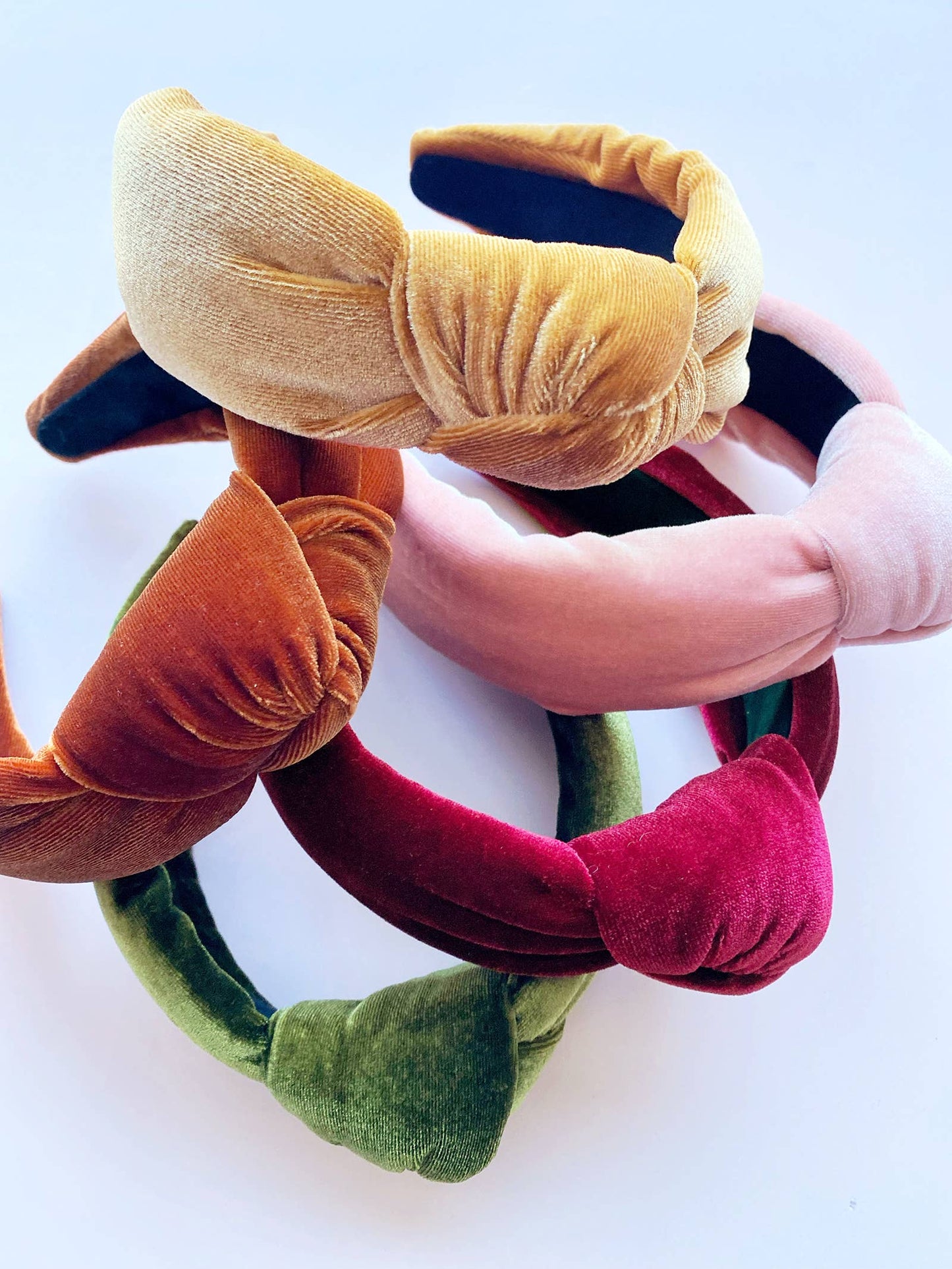 Padded Velvet Non-Slip Top Knot Knotted Comfy Headband