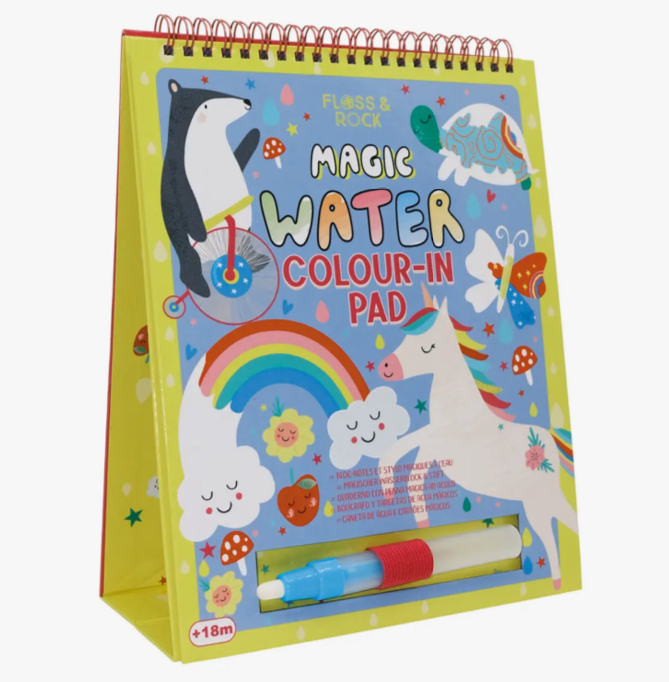 Magic Unicorn Rainbow Color-In Pad