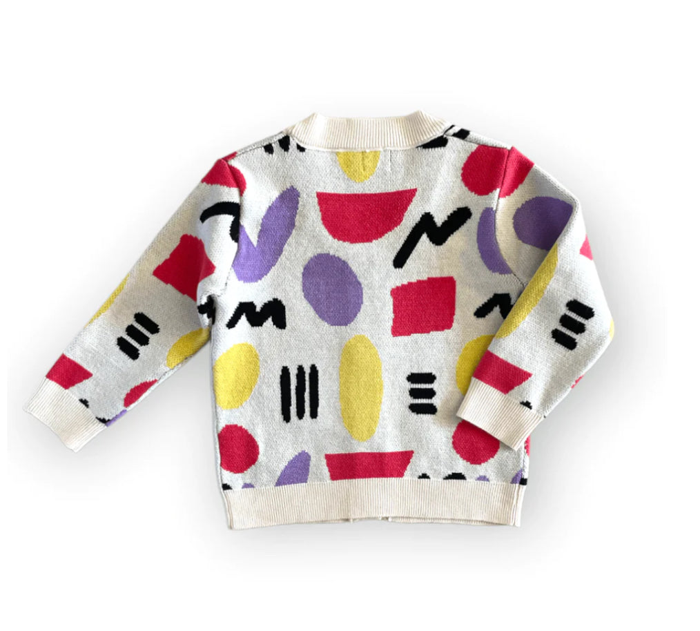 Abstract Children's Cardigan