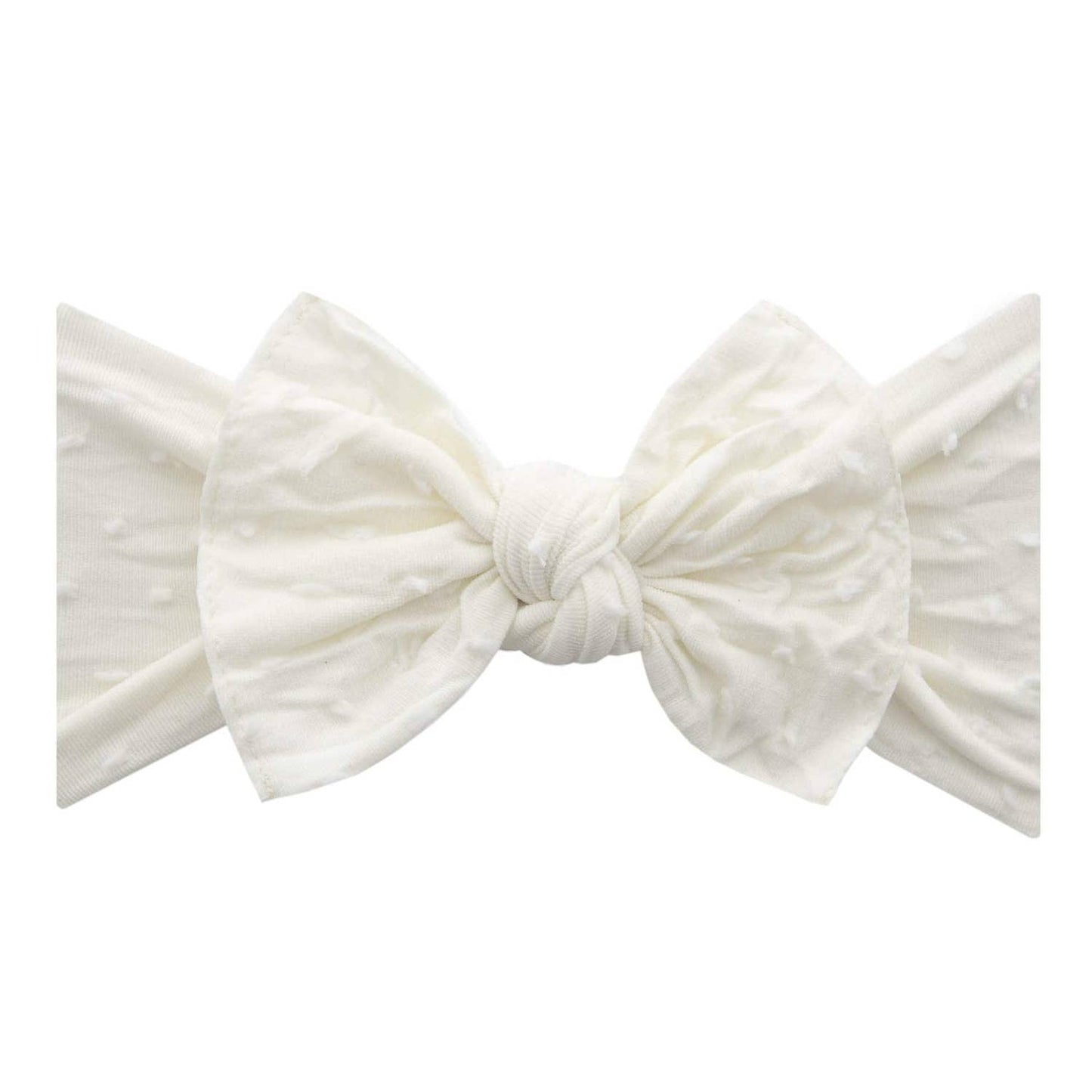Baby Bling® Shabby Dot Knot soft nylon headband
