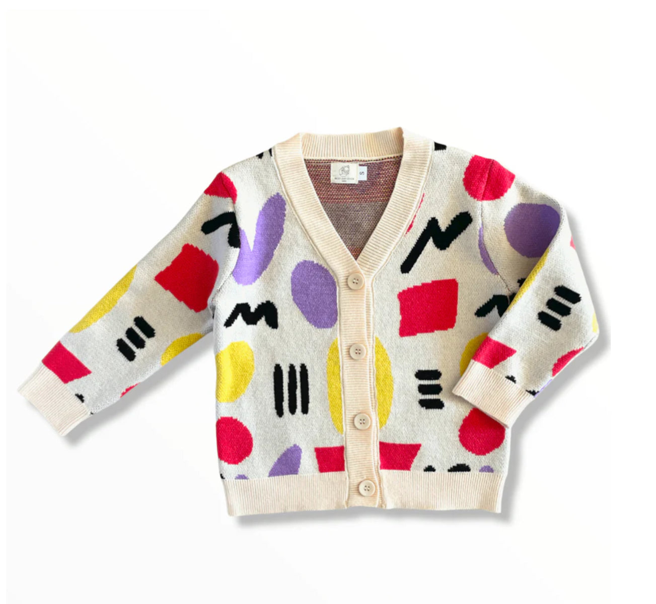 Abstract Children's Cardigan