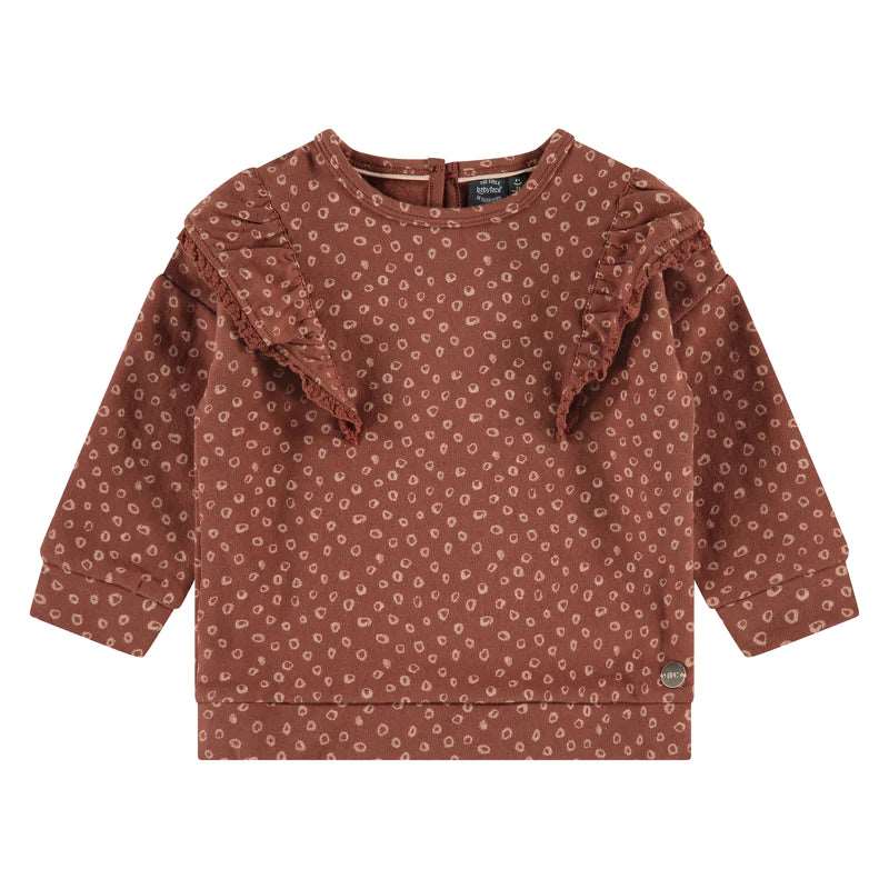 Ruffle Shoulder Children's Sweatshirt