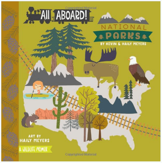 All Aboard National Parks Board Book