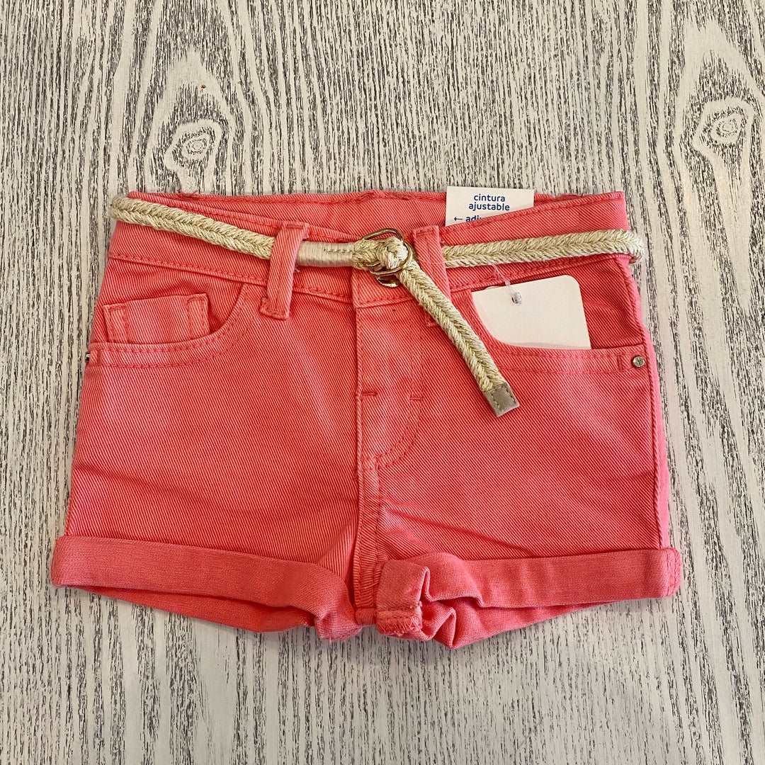 Pink Denim Shorts