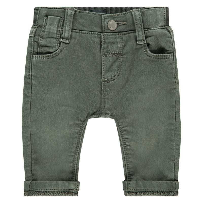 Green Denim Baby Joggers