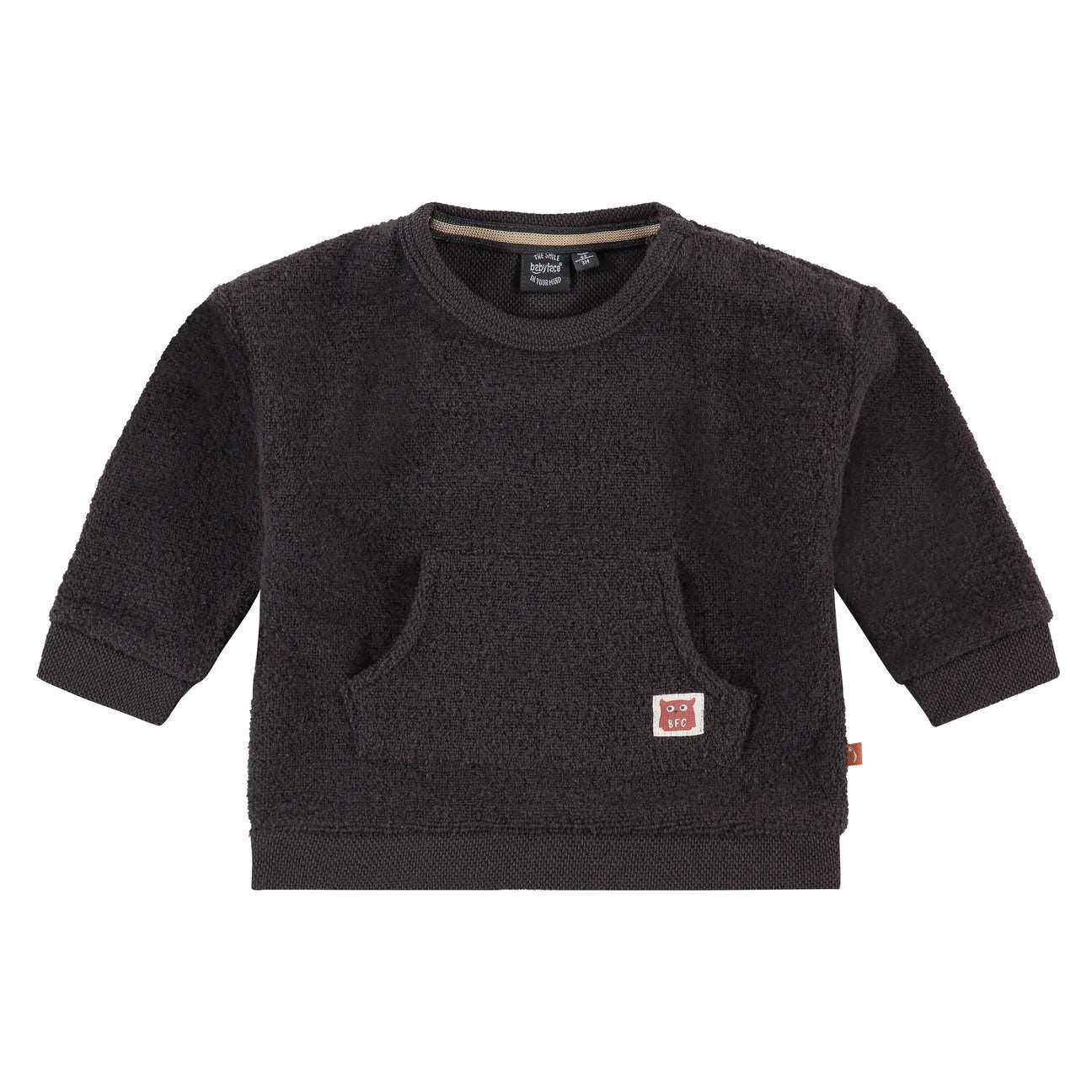 French Terry Baby Sweatshirt with Kangaroo Pocket