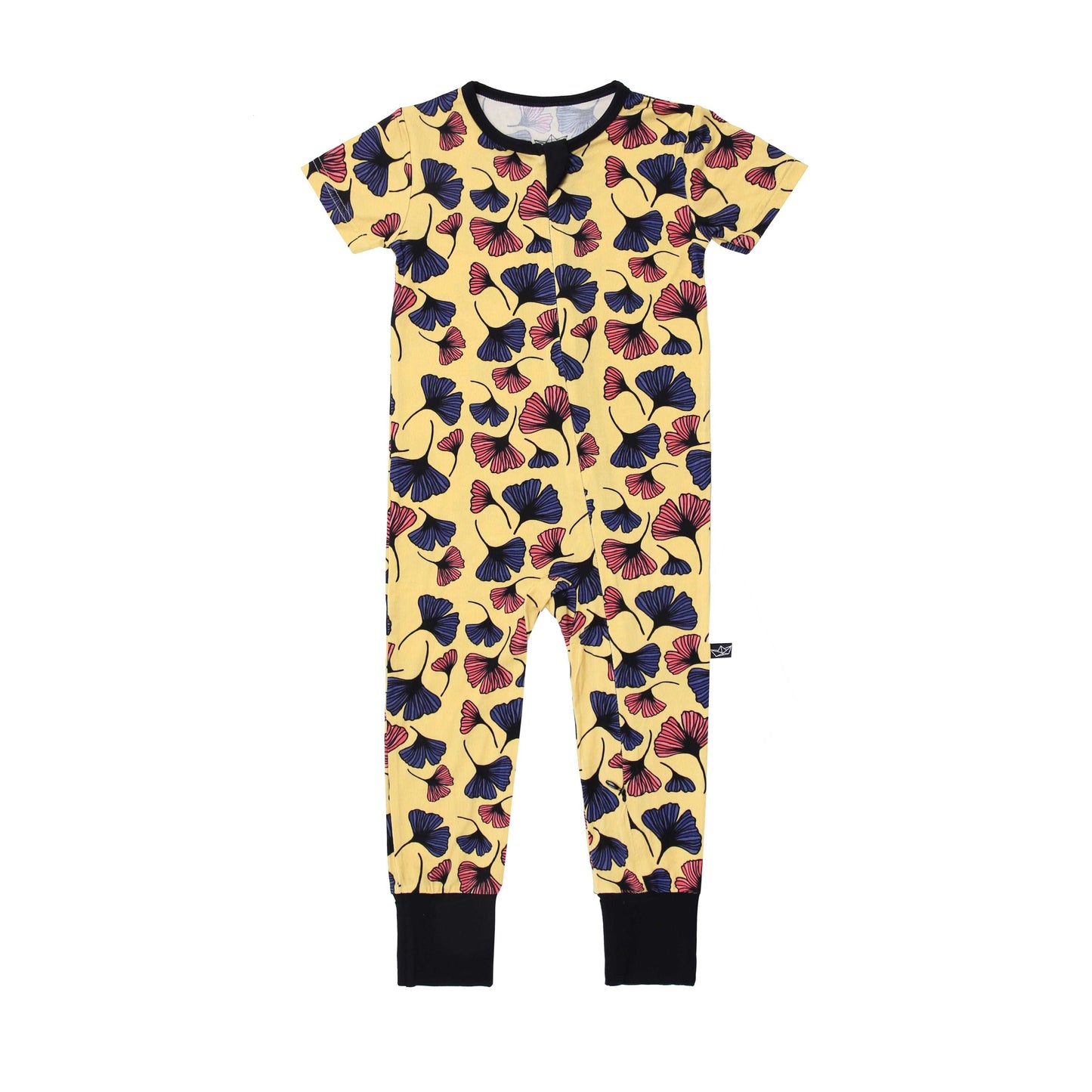 Pop Art Ginkgo Bamboo Convertible Romper