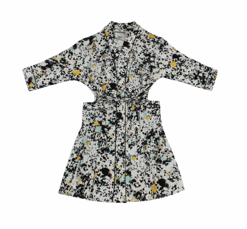 Splatter Paint Bamboo Adult Robe