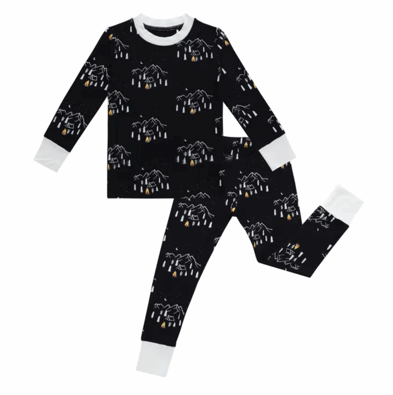Midnight Camping Two-Piece Bamboo Pajamas