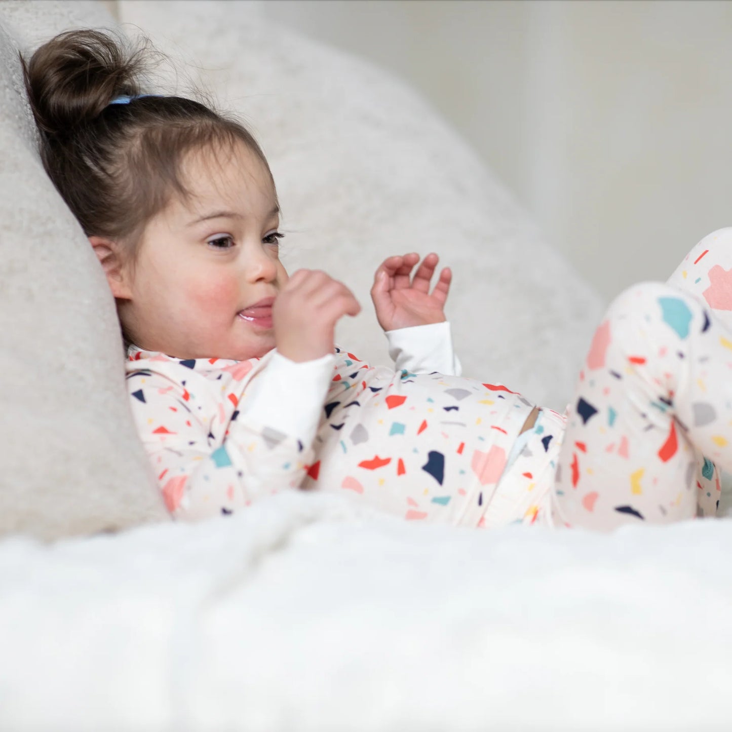 Terrazzo Two-Piece Bamboo Pajamas