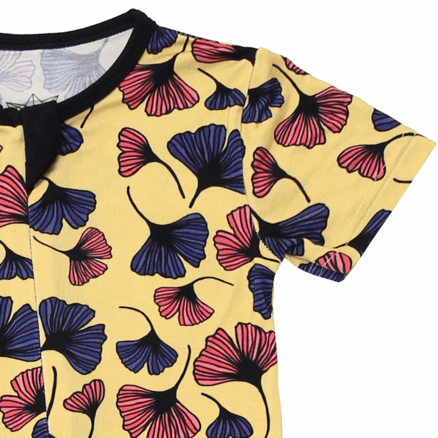 Pop Art Ginkgo Bamboo Convertible Romper