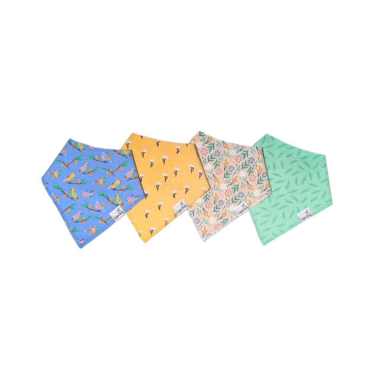 Birdie Bandana Bibs Copper Pearl