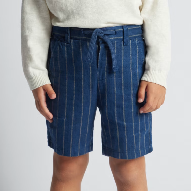 Striped Linen Children's Shorts