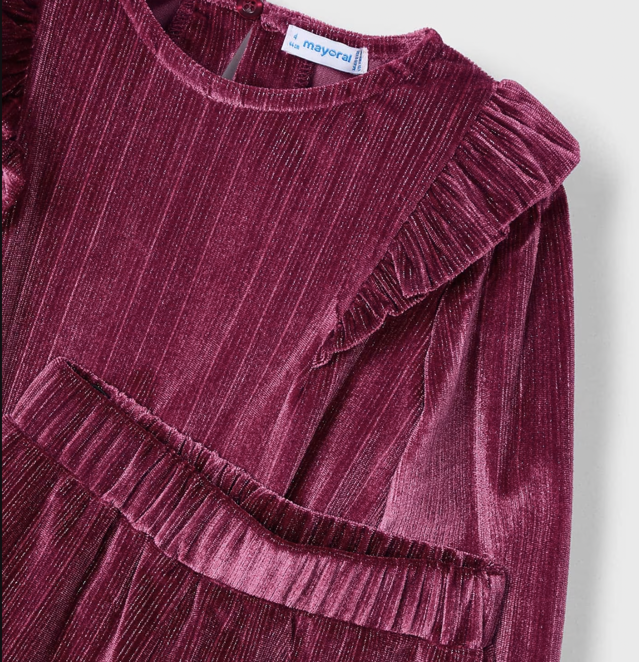 Girls Velvet Pant and Top Set
