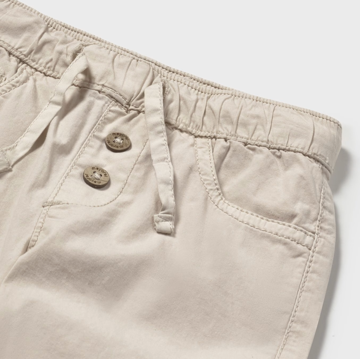 Baby Straight Leg Trousers - Bone