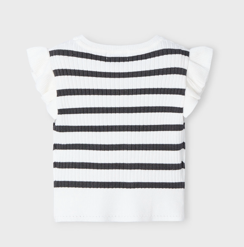 Ribbed Knit Top - Stripe
