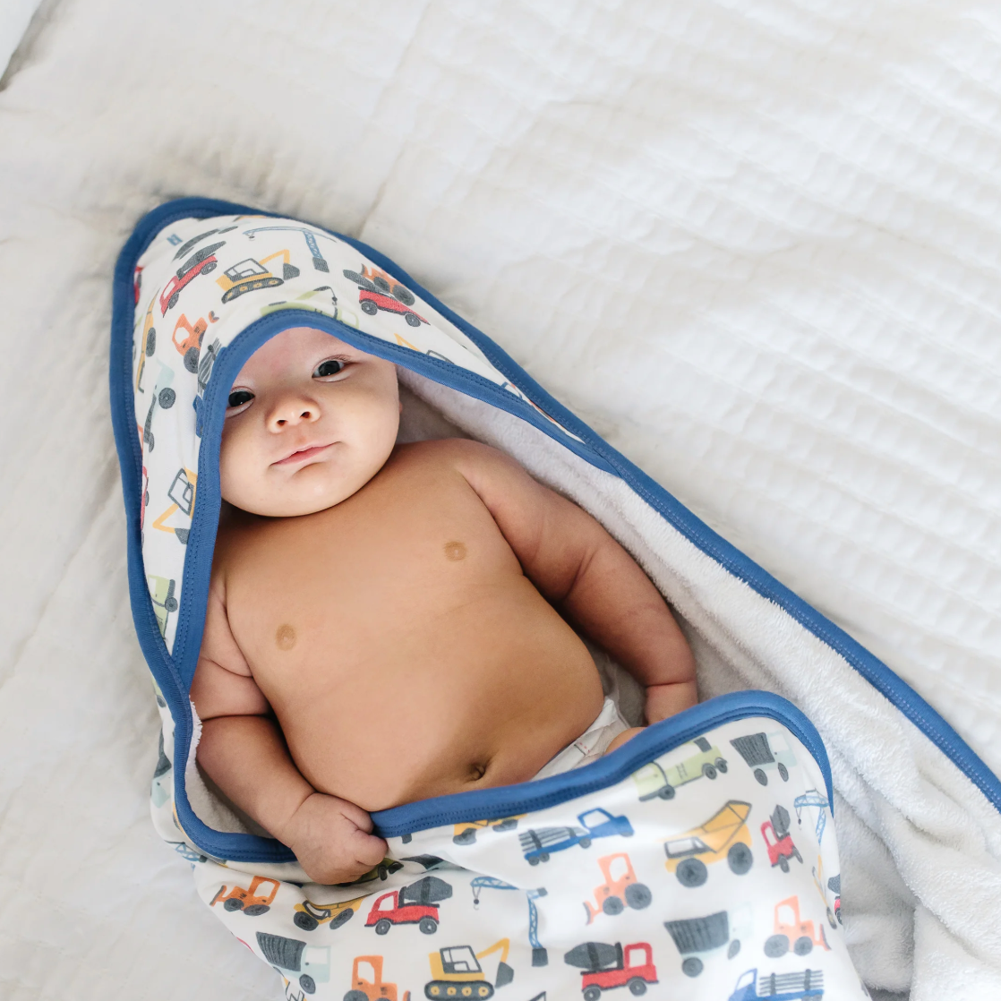 Premium Baby Knit Hooded Towel - Diesel