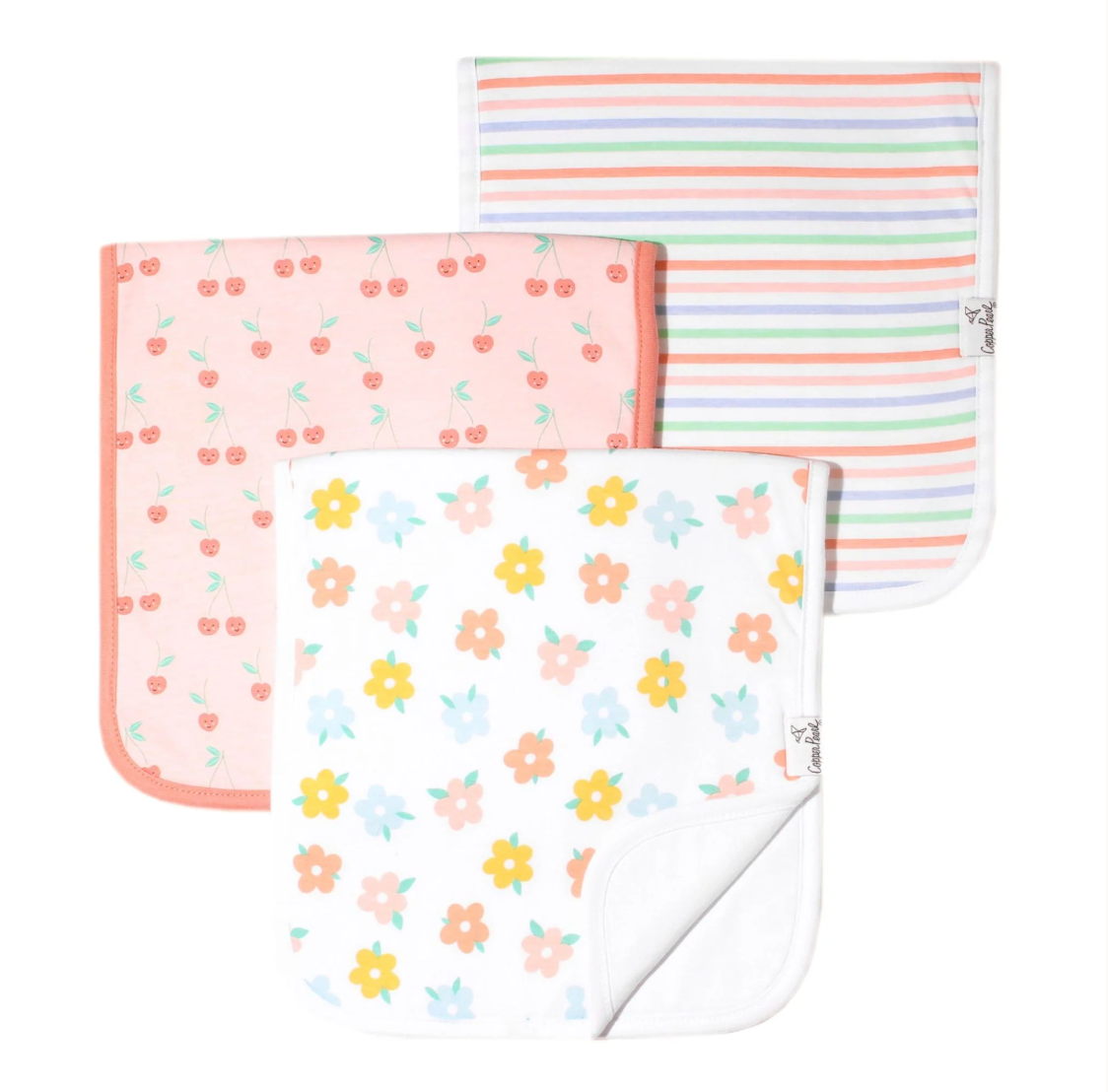 Premium Burp Cloths - Cheery