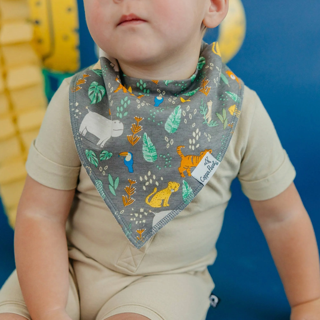 Bengal Bandana Bibs Copper Pearl