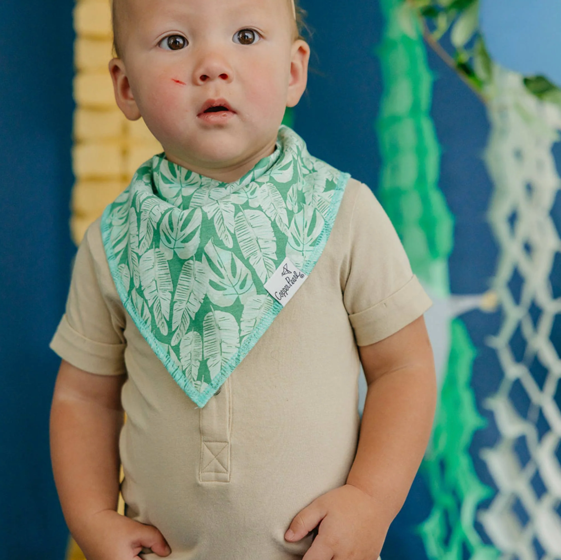 Bengal Bandana Bibs Copper Pearl