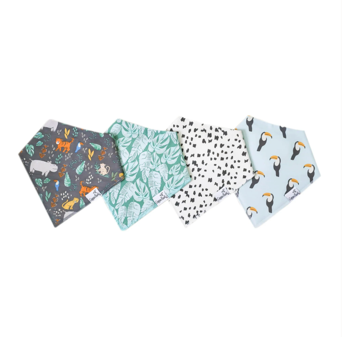 Bengal Bandana Bibs Copper Pearl
