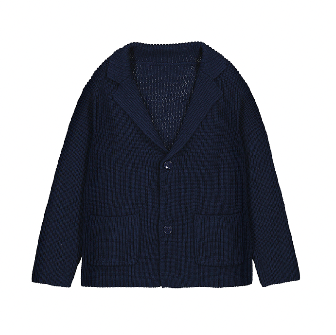 Navy Blue Sweater Blazer