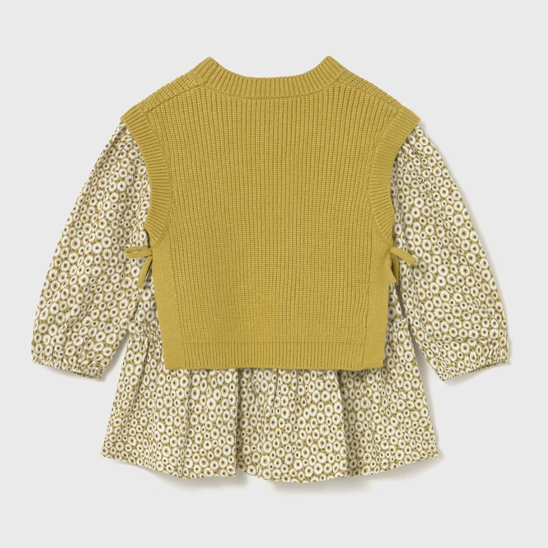 Baby Dress with Sweater Vest
