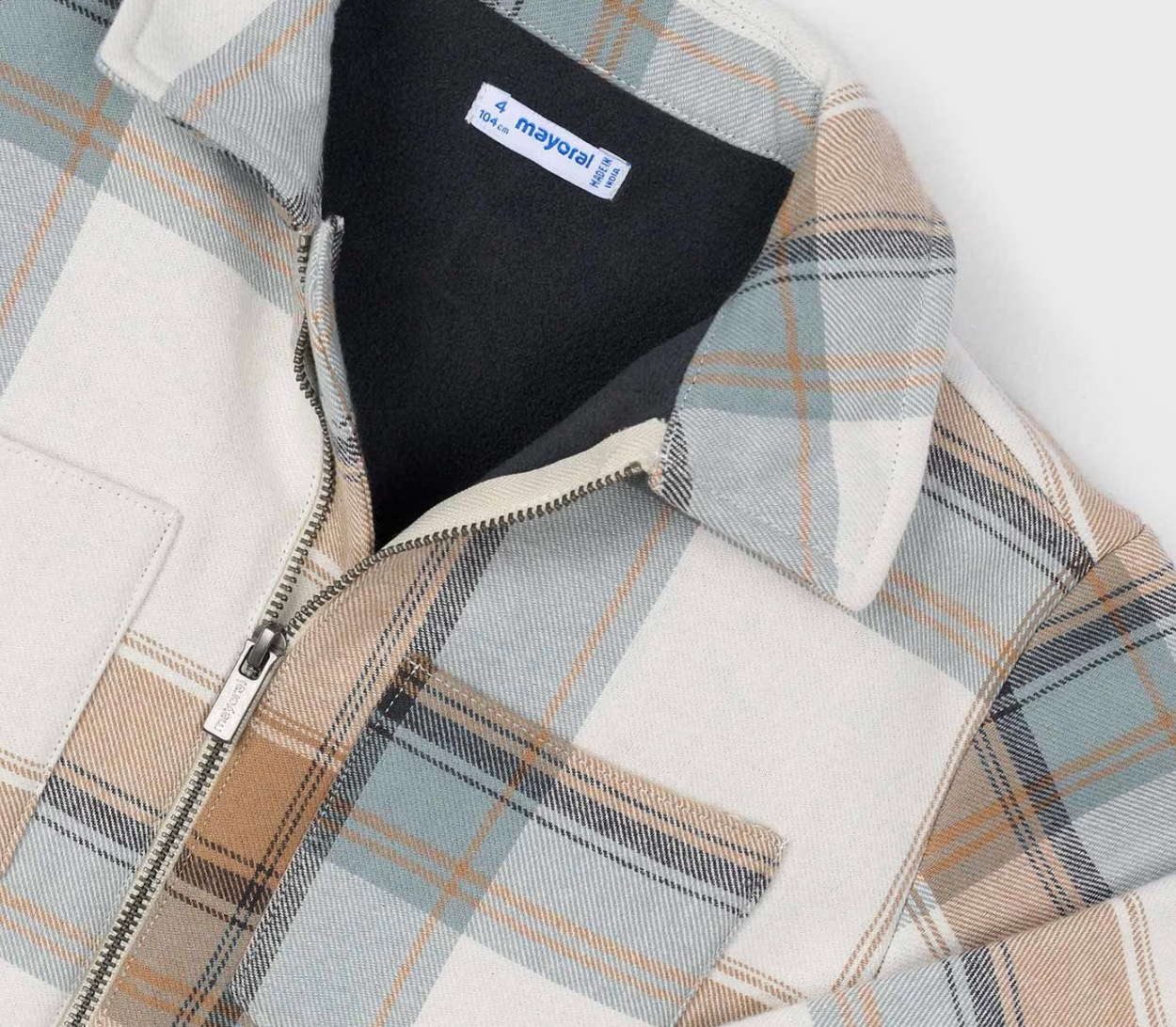 Children's Flannel and Fleece Jacket