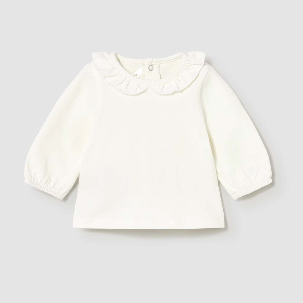 Scalloped Knit Dungaree and Cardigan Set