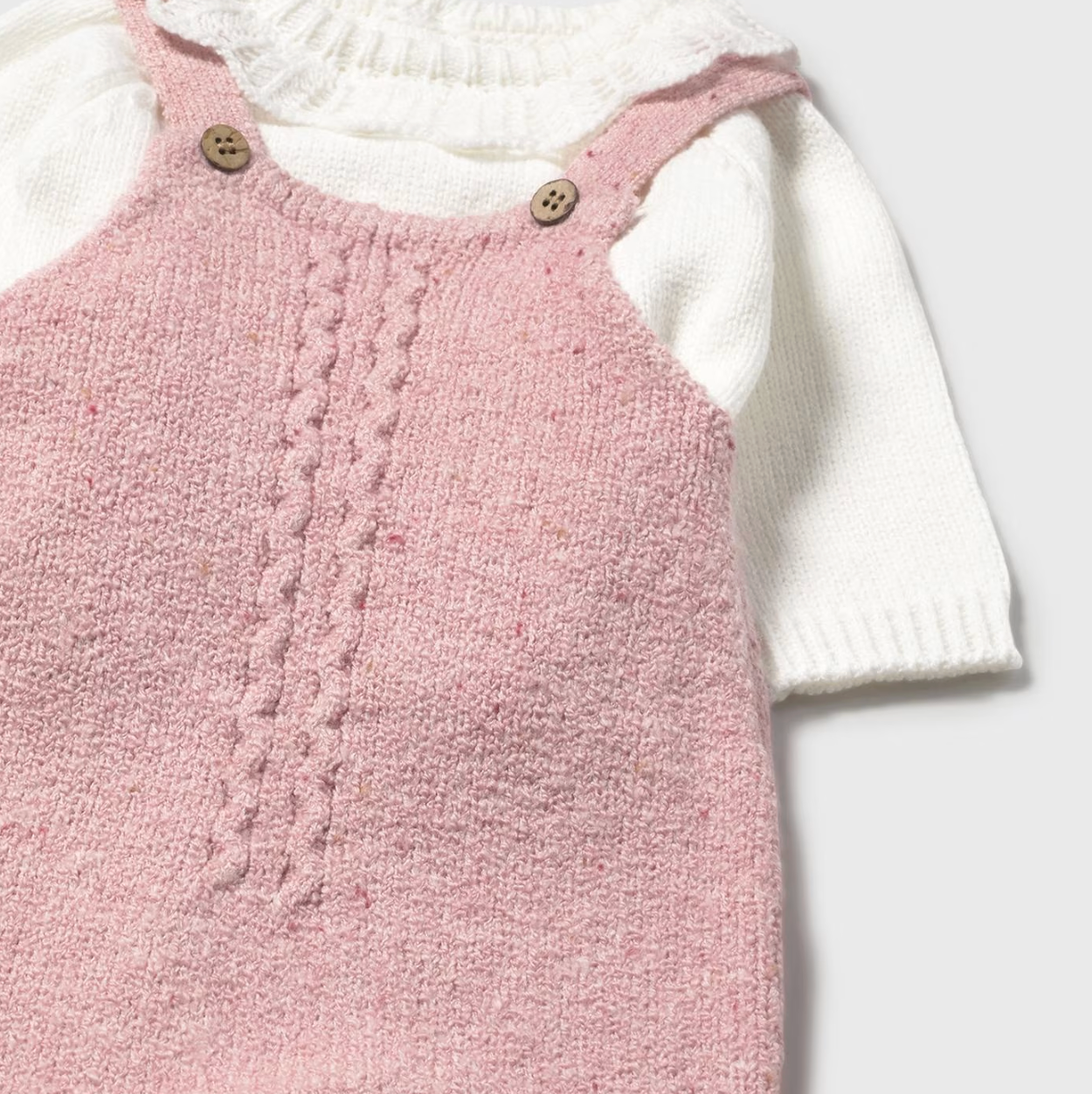 Orchid Knit Romper and Shirt Set