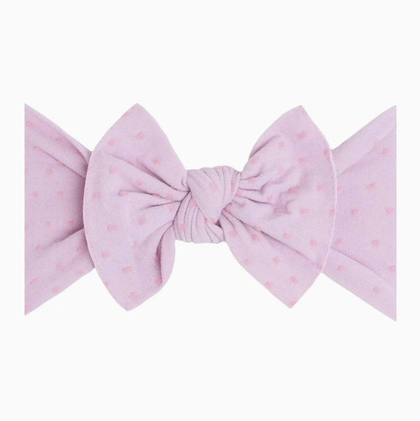 Baby Bling® Shabby Dot Knot soft nylon headband