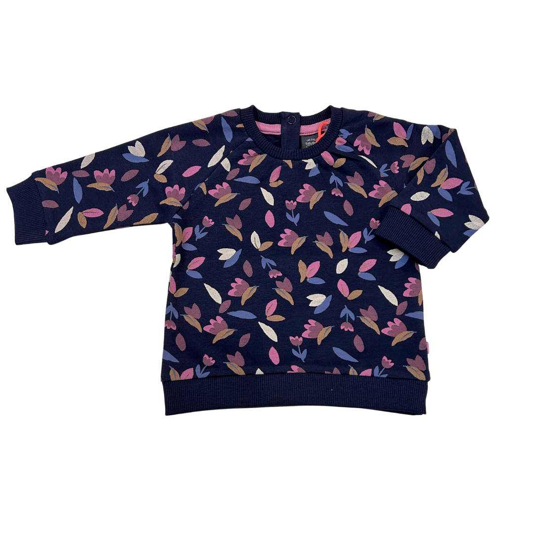 Moody Floral Baby Sweatshirt