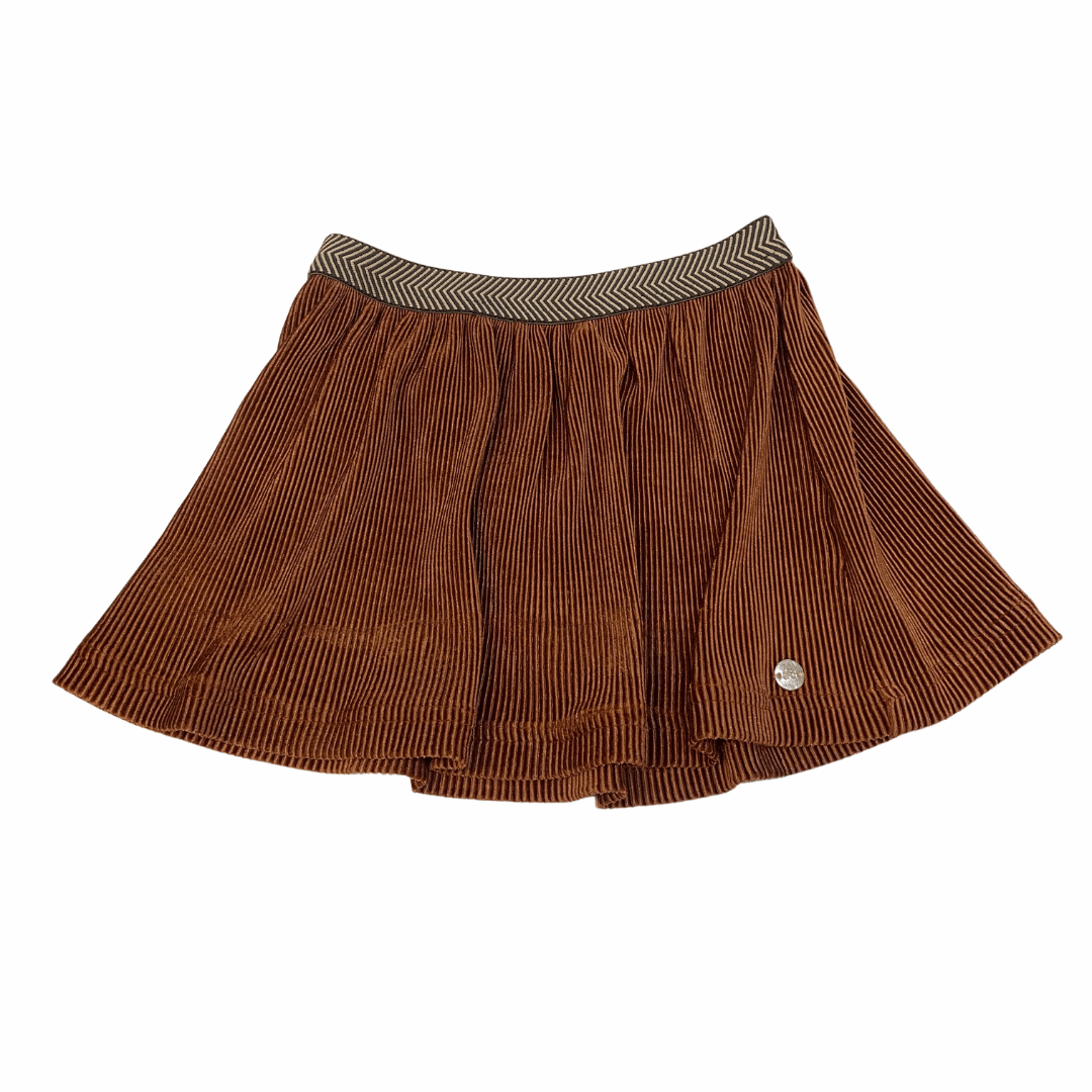 Metallic Corduroy Skirt