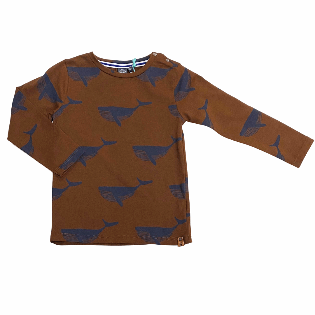 Whale Long Sleeve Children's Shirt 21607695