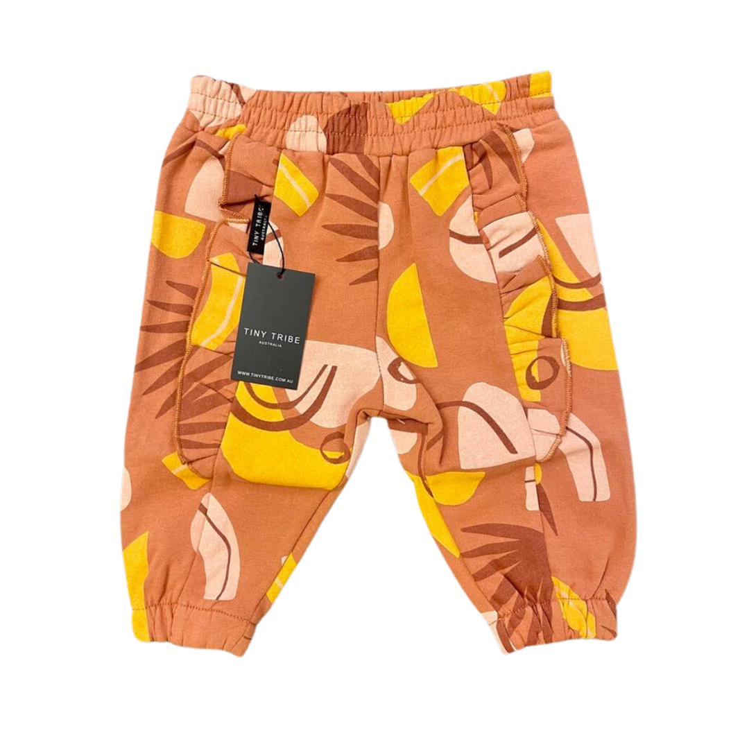 Golden Sunset Frilled Jogger