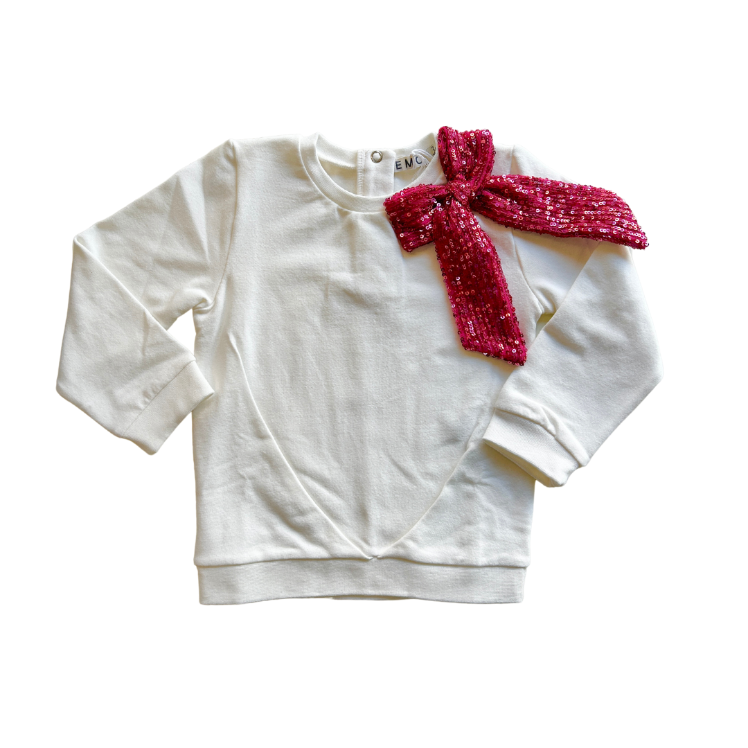 Sparkle Bow Children's Sweatshirt