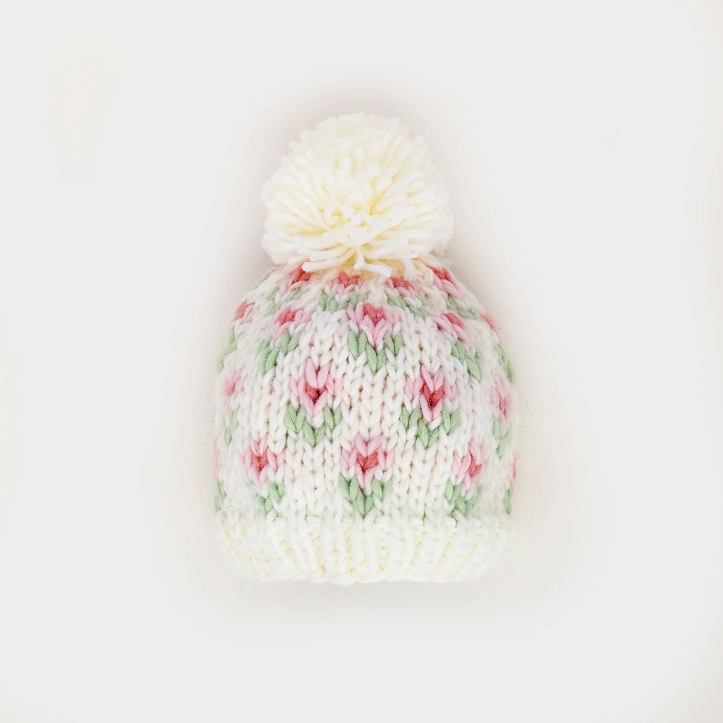 Bitty Blooms Blush Beanie Hat