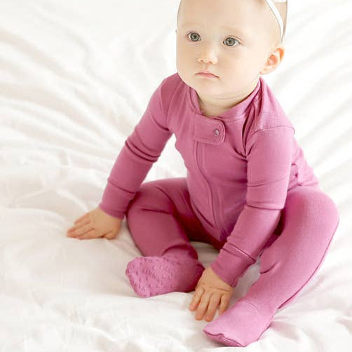 Modal Purple Baby Footie
