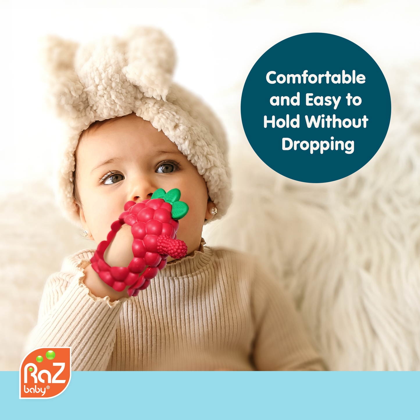 RaZberry Grip Teething Toy - Red