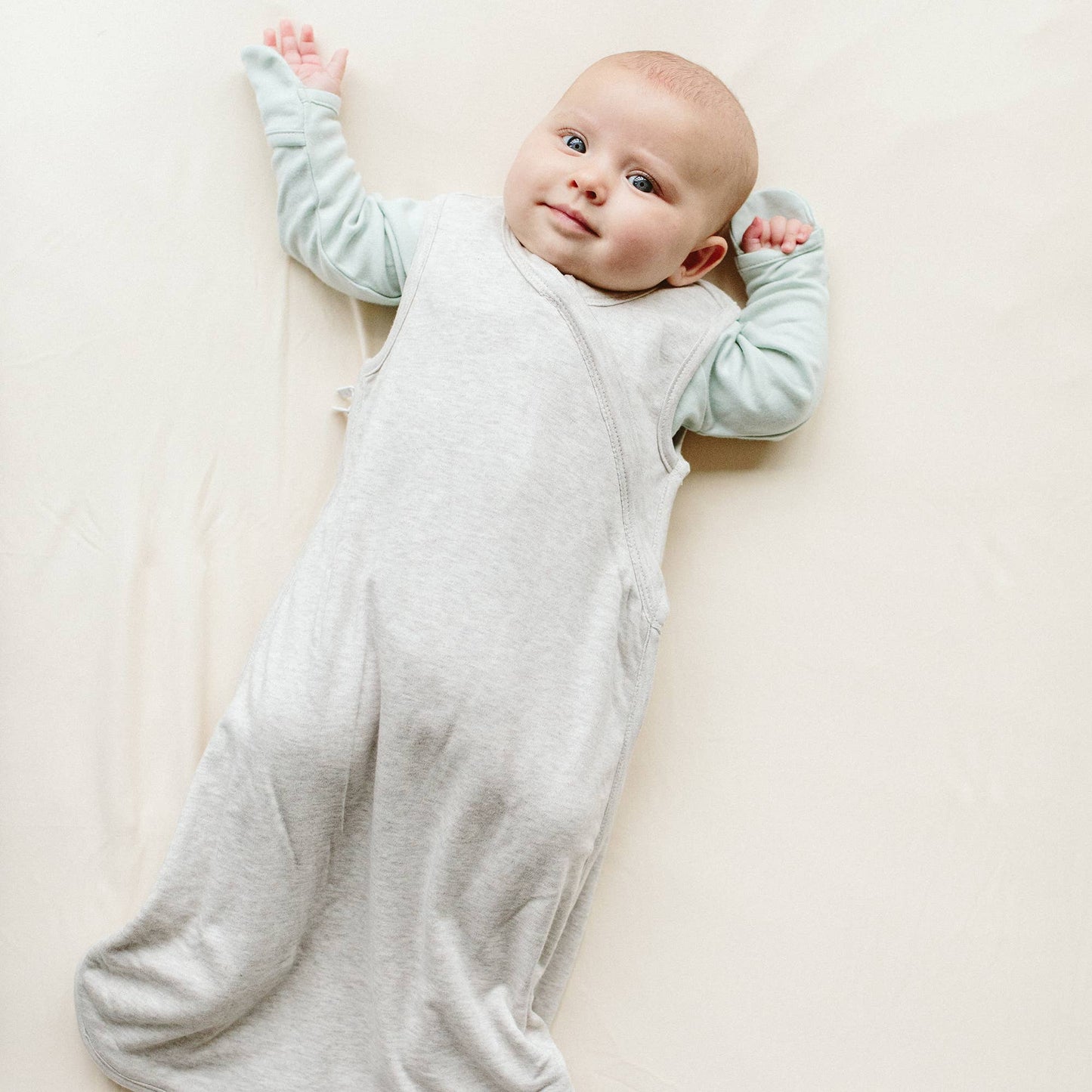 Viscose Bamboo + Organic Cotton Slumber Sleepbag- Storm Gray